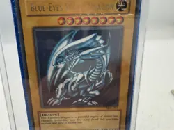VINTAGE YU-GI-OH 1996 BLUE EYES WHITE DRAGON SDK-001 CARD YUGIOH - Image 4