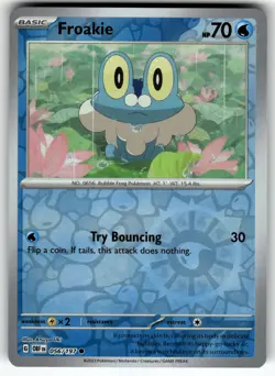 Froakie 056/197 SV03: Obsidian Flames NM Pokemon Card TCG - Image 1