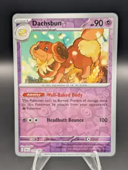 Pokemon Dachsbun TCG Scarlet & Violet Paldean Fates Reverse Holo Card 039/091 - Image 1