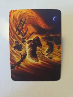 Flame Wave Sorcery Contested Realm Beta Foil Card N/M Condition - Image 4