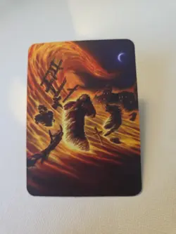 Flame Wave Sorcery Contested Realm Beta Foil Card N/M Condition - Image 5