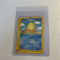 Psyduck 104/147 Aquapolis Common Vintage Pokemon TCG E-reader card - Image 1