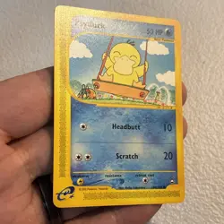 Psyduck 104/147 Aquapolis Common Vintage Pokemon TCG E-reader card - Image 3