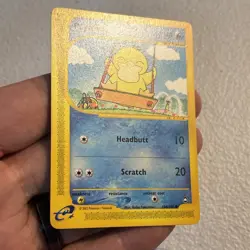 Psyduck 104/147 Aquapolis Common Vintage Pokemon TCG E-reader card - Image 4