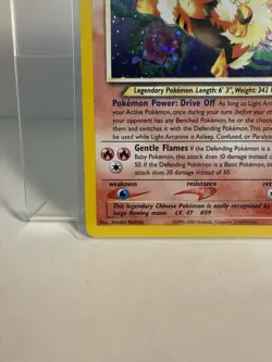 Pokemon Light Arcanine Neo Destiny Holo Rare Card 12/105 MP - Image 4