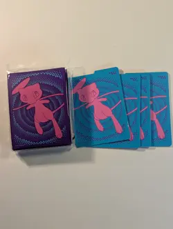 65 Ct Fusion Strike ETB Mew Card Sleeves New, Sealed Pokemon with Card Dividers - Image 1