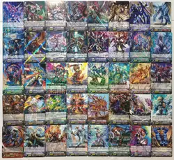 Lot of 40 Japanese Cardfight!! Vanguard Rare Card Set - Image 1