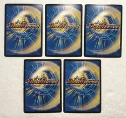 Lot of 5 Japanese Duel Masters Trading Card Game VR Card Set - Image 2