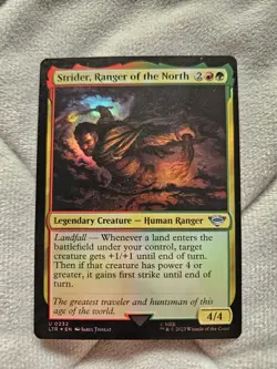 MTG Strider, Ranger of the North (Foil) 0232 Lord of the Rings M/NM - Image 1