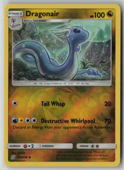 Dragonair 150/236 Pokemon Reverse Holo Unified Minds Uncommon Near Mint Card NM1 - Image 1
