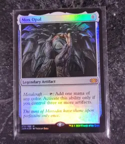 WOTC MTG Double Masters Mox Opal (MR)(Foil) NM - Image 3