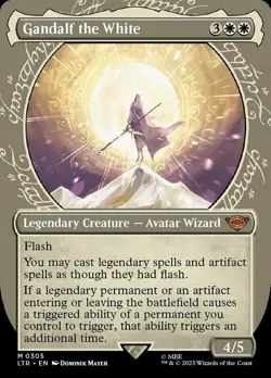 LP MTG Gandalf the White - Showcase Light Play The Lord of the Rings: Tales of M - Image 1