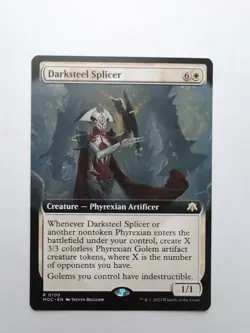 MTG Darksteel Splicer (Extended Art) Commander March of the Machine Regular 100 - Image 1