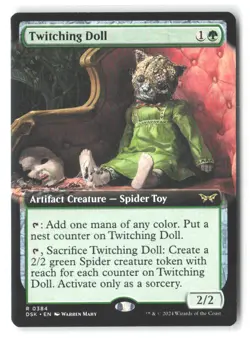 Duskmourn: House of Horror #384 Twitching Doll (Extended Art) - Image 1
