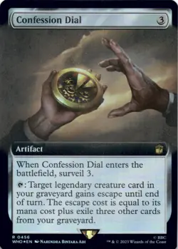 MTG Confession Dial (Extended Art) Foil NM Doctor Who Magic 45 - Image 1