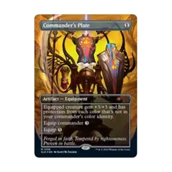 WOTC MtG Magic the Gathering Commander's Plate (MR) (Foil) NM - Image 1