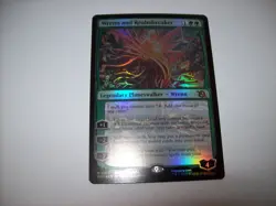 MTG March of the Machine Wrenn and Realmbreaker Foil Promo Pack NM Free Shipping - Image 1