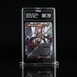TAG 10 LIGHTNING, ARMY OF ONE MTG FINAL FANTASY #0545 BORDERLESS SURGE FOIL - Image 1
