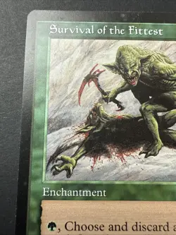 Survival of the Fittest 129/143 Exodus Vintage Magic the Gathering 1998 - Image 2