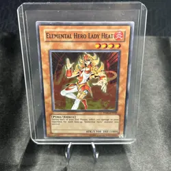 YUGIOH TCG ELEMENTAL HERO LADY HEAT PP02-EN008 SUPER RARE - Image 3