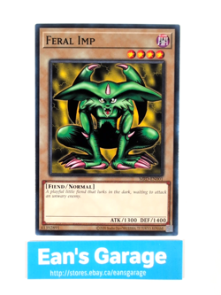 YuGiOh Feral Imp MRD-EN001 Metal Raiders common - MN - Image 1