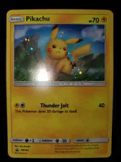 Pikachu SM183 Holo Black Star Promo Pokemon TCG Card Sun Moon Swirl Near Mint NM - Image 3