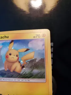 Pikachu SM183 Holo Black Star Promo Pokemon TCG Card Sun Moon Swirl Near Mint NM - Image 4