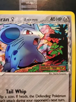 Nidoran Female 56/101 Reverse Holo Stamp Pokemon TCG Card EX Dragon Frontiers NM - Image 4