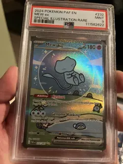 Mew EX 232/091 SIR PSA 9 Paldean Fates Special Illustration Rare Pokemon Card - Image 1