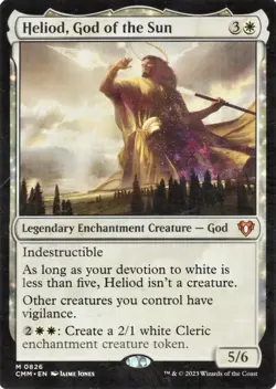 Heliod, God of the Sun MTG Commander Masters Rare NM x1 - Magic Card - Image 1