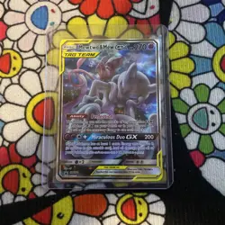 Mewtwo & Mew GX Tag Team SM191 2019 Power Partnership Tins Black Star Promo Card - Image 1