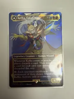Kefka, Court Mage (Borderless) (Surge Foil) MTG Final Fantasy Foil - Image 1