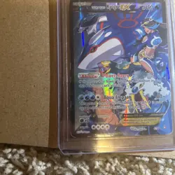 Team Aqua's Kyogre EX Double Crisis Holo Card 6/34 Super Clean Condition - Image 5