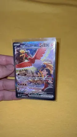 Pokemon TCG Ethan's Ho-Oh EX Card 230/182 Sv10: Destined Rivals - Image 1
