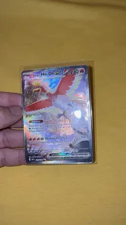 Pokemon TCG Ethan's Ho-Oh EX Card 230/182 Sv10: Destined Rivals - Image 2
