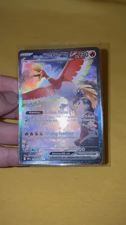 Pokemon TCG Ethan's Ho-Oh EX Card 230/182 Sv10: Destined Rivals - Image 3