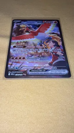 Pokemon TCG Ethan's Ho-Oh EX Card 230/182 Sv10: Destined Rivals - Image 4