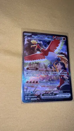 Pokemon TCG Ethan's Ho-Oh EX Card 230/182 Sv10: Destined Rivals - Image 5