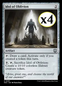 4x - Idol of Oblivion - x4 (playset) - CMR: Modern Horizons 3 - NM MTG - Image 1