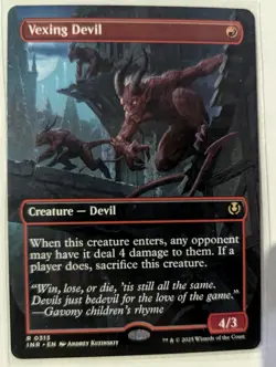 Vexing Devil (Borderless) - MTG Innistrad Remastered RARE - Image 1