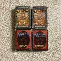 MTG Magic the Gathering 4 Custom Prebuilt Decks Very Good Condition (See Photos) - Image 1