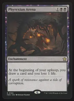 MTG Foundations Phyrexian Arena #180 Rare - Image 1