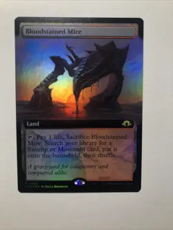 Bloodstained Mire - (Extended Art) Modern Horizons 3 Foil NM (Pack Fresh) MTG - Image 1