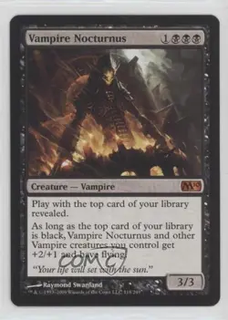 Vampire Nocturnus (Prerelease) Magic: 2010 Core Set #118 2009 - Image 1