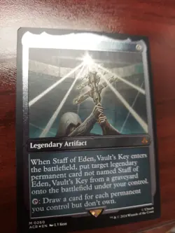 Staff of Eden, Vault's Key (Foil Etched) Universes Beyond: Assassin's Creed Foil - Image 1