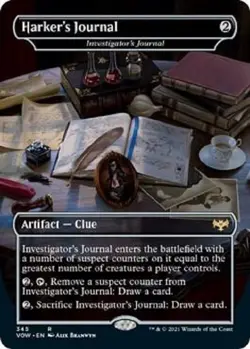 1x Harker's Journal - Innistrad: Crimson Vow - NM - German - MTG - Image 3