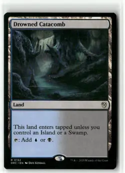 Drowned Catacomb - Commander Aetherdrift MTG NM - Image 1