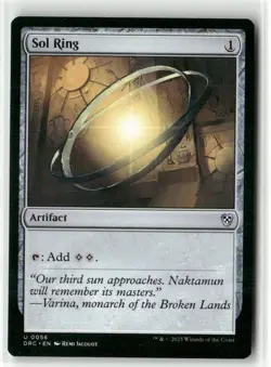 Sol Ring 0056 - Commander Aetherdrift MTG NM - Image 1