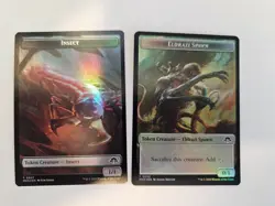 MTG -FOIL Insect 27 Eldrazi Spawn 02-Double Token - Modern Horizons 3 - Image 1