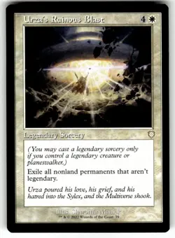 Urza's Ruinous Blast (Retro Frame) Commander: the Brothers' War Regular MTG - Image 1